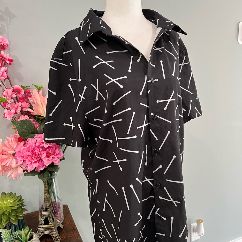 Order Plus Button Up T-Shirt - Picture 4 of 14